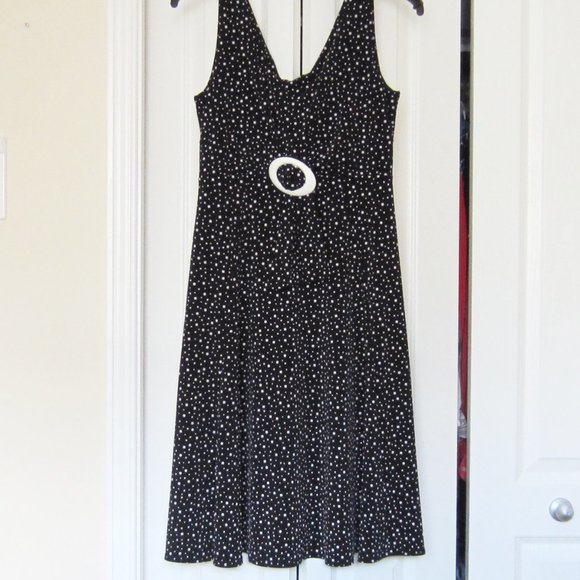 Frank Lyman Dress Polka dot Fit and Flare - Picture 1 of 15